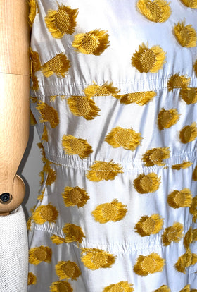 Filcoupe Dots Kleid, Jade Yellow from ODEEH 