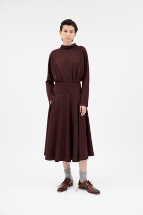 Double Face Coat, Marble Red from ODEEH 