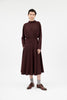Light Wool Jersey Kleid, Chianti from ODEEH 
