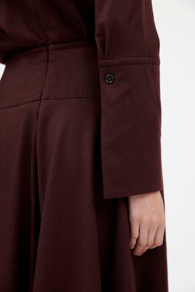 Double Face Coat, Marble Red from ODEEH 
