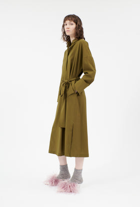 Double Face Coat, Marble Red from ODEEH 