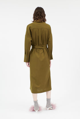 Double Face Coat, Marble Red from ODEEH 