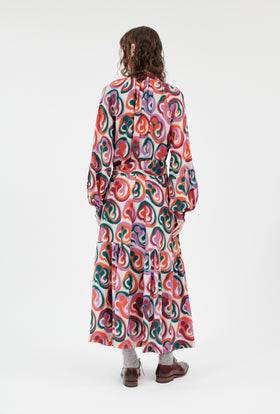 Double Face Coat, Marble Red from ODEEH 