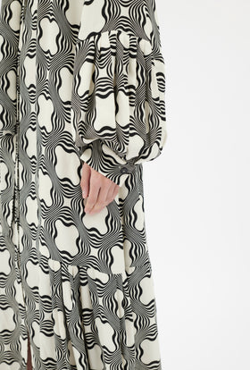 Sablé Kleid, Black White from ODEEH 