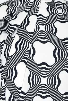 Sablé Kleid, Black White from ODEEH 