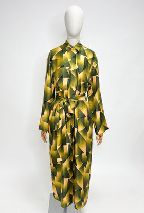 Prisms Kleid, Jade Yellow from ODEEH 