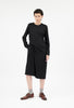 Light Wool Jersey Kleid, Jet Black from ODEEH 