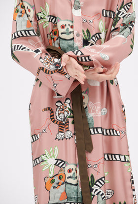 Cats & Tigers Kleid, Blush from ODEEH 