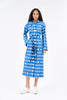 Graphical Dots Dress, Vitriol Blue from ODEEH 