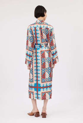 Double Face Coat, Marble Red from ODEEH 