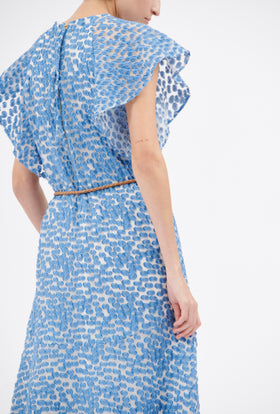 delft blue dress SIMONE DRESS - DELFT BLUE