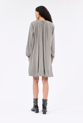 MINIMAL Kleid, Black White from ODEEH 
