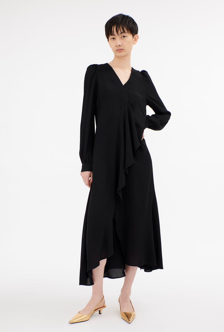 Odeeh Sablé Kleid, Jet Black