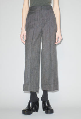 Men's Stripe Hose, Gunmetal from ODEEH 