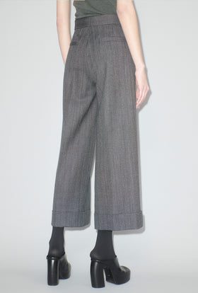 Men's Stripe Hose, Gunmetal from ODEEH 