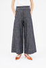 Cotton Linen Denim Hose, Indigo from ODEEH 