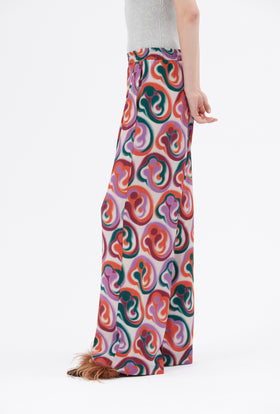 Double Face Coat, Marble Red from ODEEH 