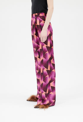 Double Face Coat, Marble Red from ODEEH 