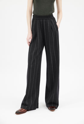 Bold Pin Stripe Hose, Charcoal from ODEEH 