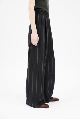 Bold Pin Stripe Hose, Charcoal from ODEEH 