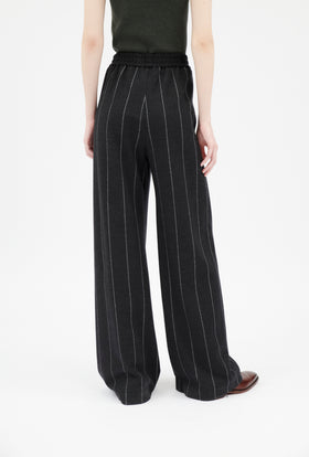 Bold Pin Stripe Hose, Charcoal from ODEEH 