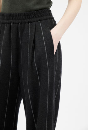 Bold Pin Stripe Hose, Charcoal from ODEEH 