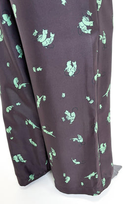 Cat & Mouse Twill Hose, Cacao from ODEEH 