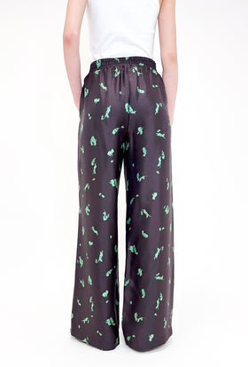 Cat & Mouse Twill Hose, Cacao from ODEEH 