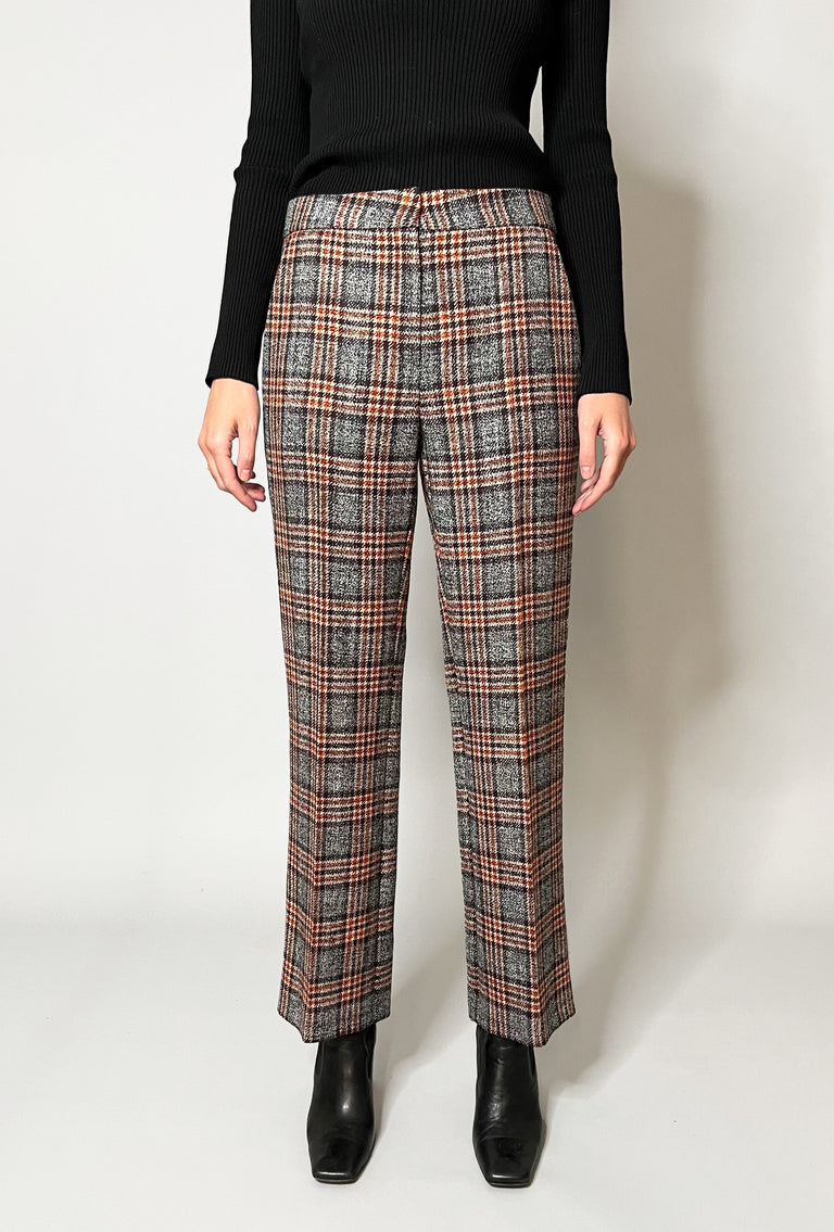 Odeeh Fancy Tartan Hose, Marble Red