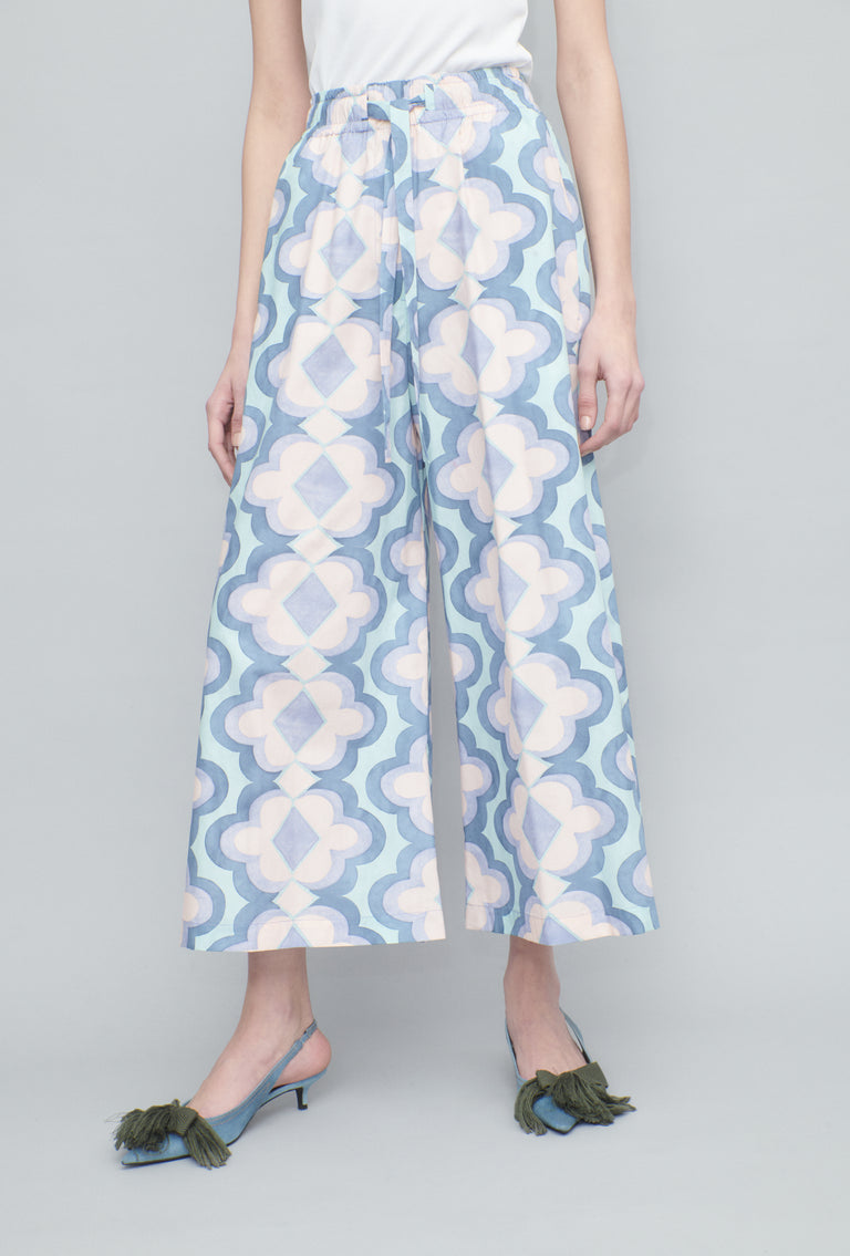 Odeeh Giant Arabesque Hose, Periwinkle Blue