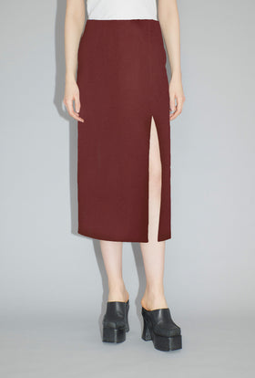 Double Face Skirt, Marble Red from ODEEH 