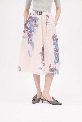Painted Peonies Rock, Capri blue from ODEEH 