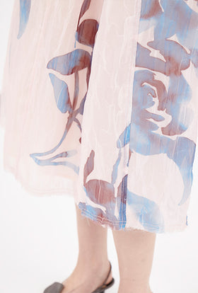 Painted Peonies Rock, Capri blue from ODEEH 