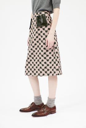 Double Face Coat, Marble Red from ODEEH 