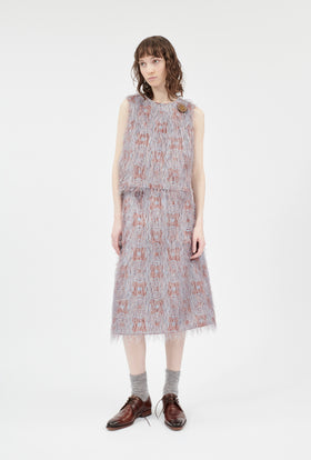 Op-Art Fringes Rock, Nordic Blue from ODEEH 