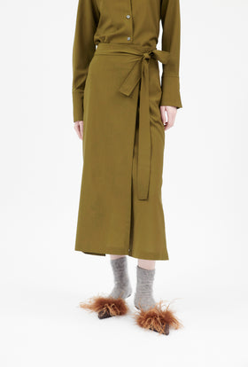 Double Face Coat, Marble Red from ODEEH 