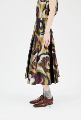 Double Face Coat, Marble Red from ODEEH 