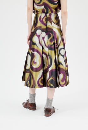 Double Face Coat, Marble Red from ODEEH 