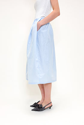 Techno Cotton Skirt, Ciel from ODEEH 