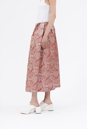 Double Face Coat, Marble Red from ODEEH 