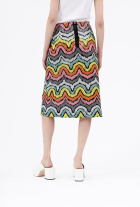 Double Face Coat, Marble Red from ODEEH 