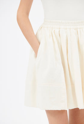 Structured Cotton / Linen Rock, Off White from ODEEH 