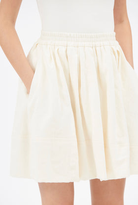 Structured Cotton / Linen Rock, Off White from ODEEH 