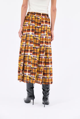 BRUSH STROKES Twill Rock, Burnt Orange from ODEEH 
