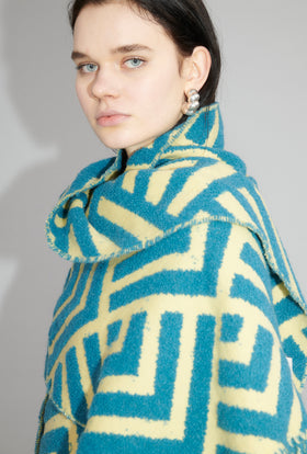 Mazes Scarf, Dark Opale from ODEEH 