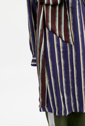 PAINTED STRIPES / TWILL Schal, Cordovan from ODEEH 