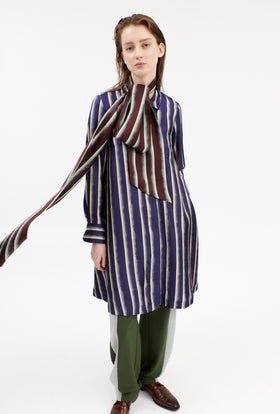 PAINTED STRIPES / TWILL Schal, Cordovan from ODEEH 