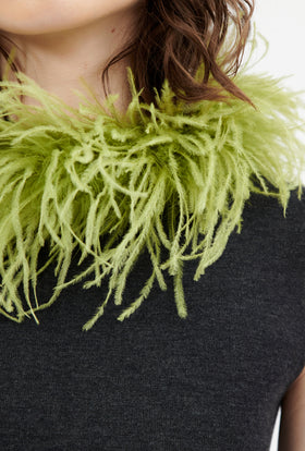 Feather Collier Kragen, Limetta from ODEEH 
