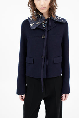 Double Face Coat, Marble Red from ODEEH 