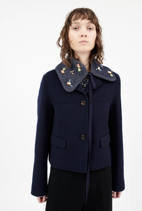 Double Face Coat, Marble Red from ODEEH 
